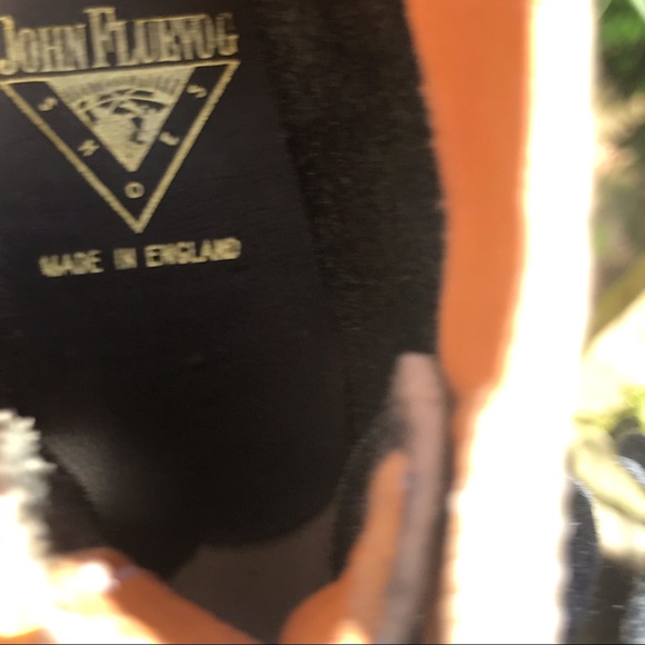 John Fluevog tie heel boots goth Sz 5 - Picture 6 of 14